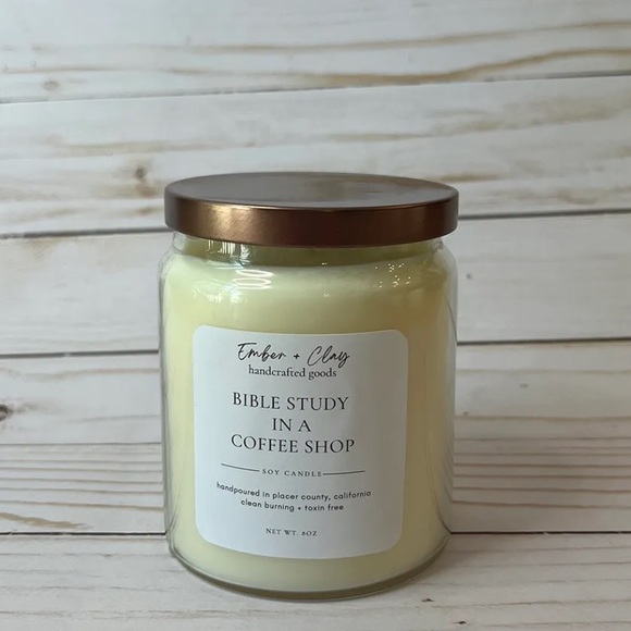 Bible Study soy candle 8oz - Picture 2 of 2